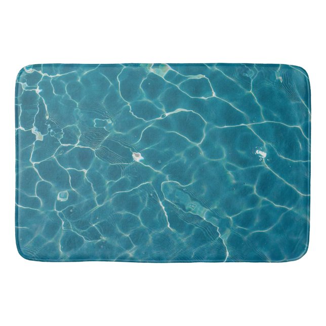 Wasseroberfläche (Stil 9) Ölmalerei Badematte (Vorderseite)