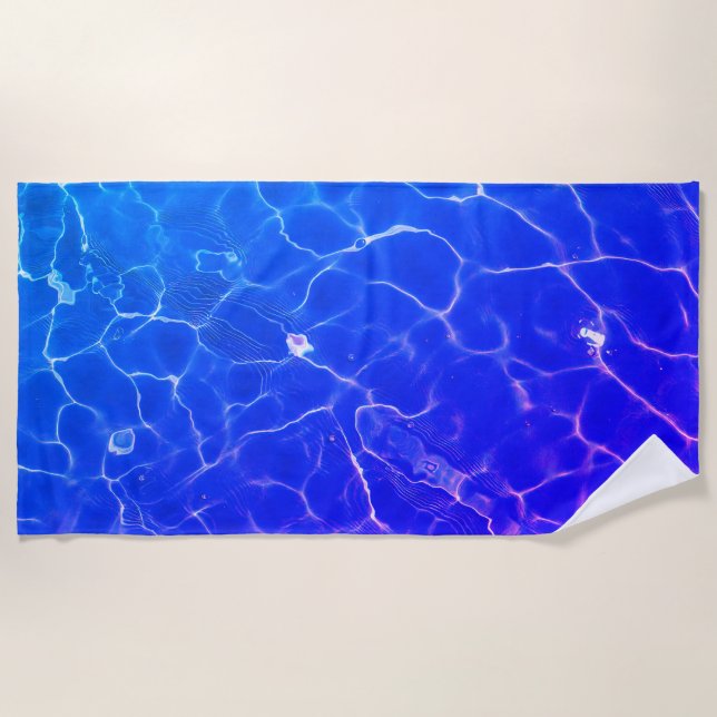 Wasseroberfläche (Stil 9) Ölmalerei Strandtuch (Vorderseite)