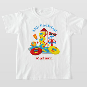 Wasserpark Geburtstag Shirt Pool Party