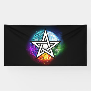 Wasserpentagramm Banner