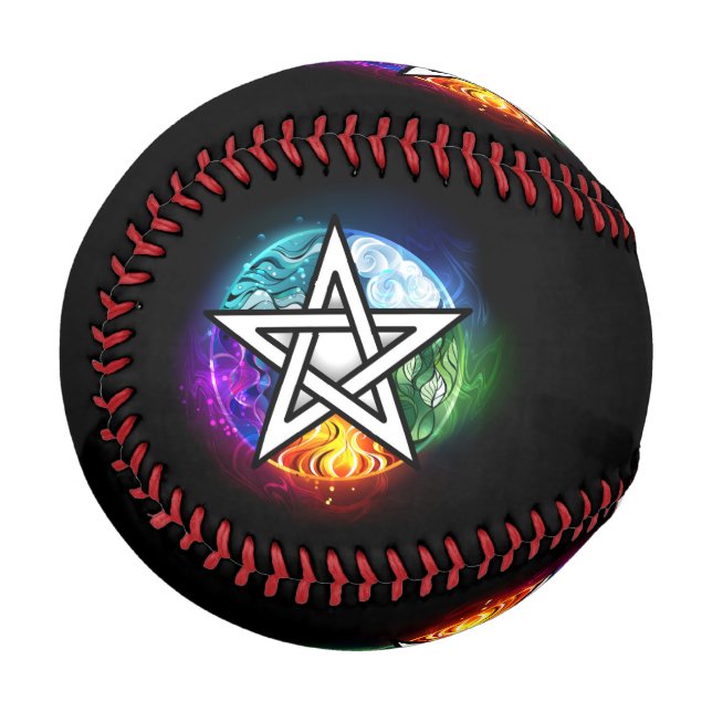 Wasserpentagramm Baseball (Vorderseite Links)