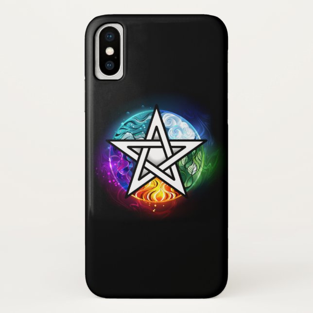 Wasserpentagramm Case-Mate iPhone Hülle (Rückseite)