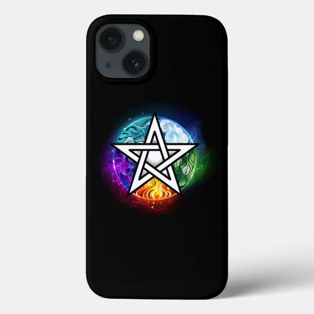 Wasserpentagramm Case-Mate iPhone Hülle (Rückseite)