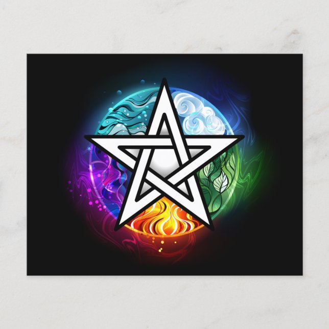 Wasserpentagramm Flyer (Vorne)