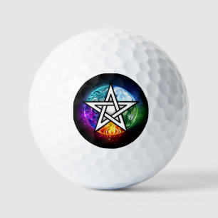Wasserpentagramm Golfball
