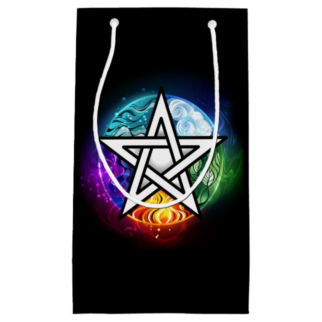 Wasserpentagramm Kleine Geschenktüte (Vorderseite)