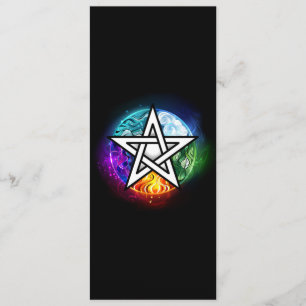 Wasserpentagramm Menükarte