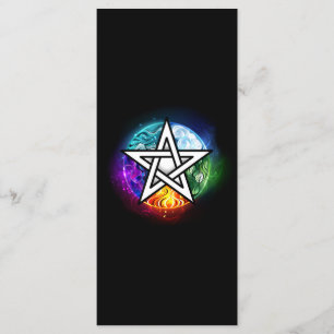 Wasserpentagramm Menükarte