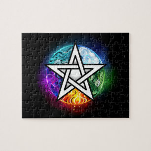 Wasserpentagramm Puzzle