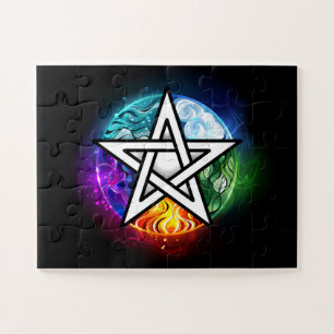 Wasserpentagramm Puzzle