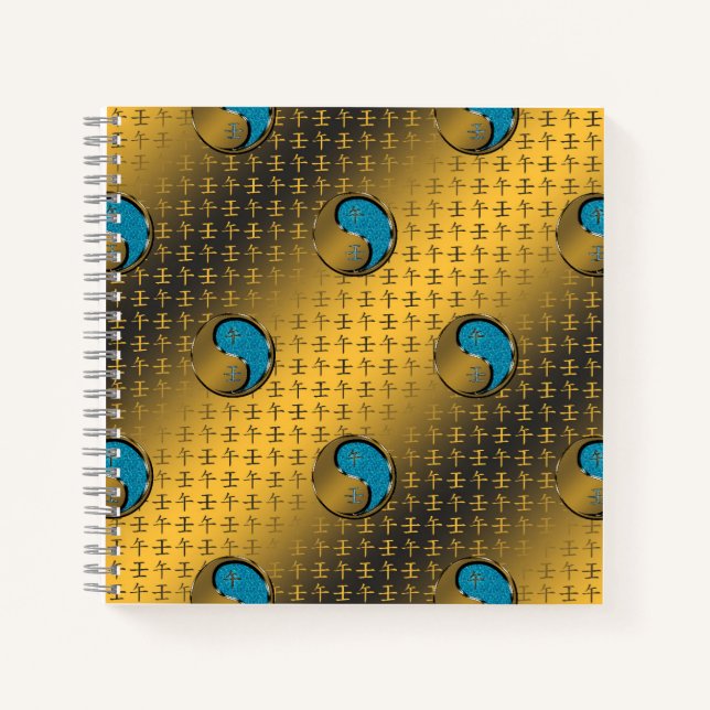 Wasserpferd Notizbuch (Vorderseite)