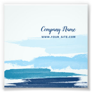 Wasserpinselstriche Platz Fotodruck