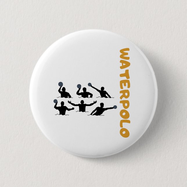 Wasserpolo Button (Vorderseite)