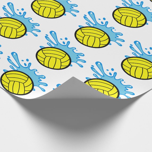 Wasserpolo Geschenkpapier (Ecke)