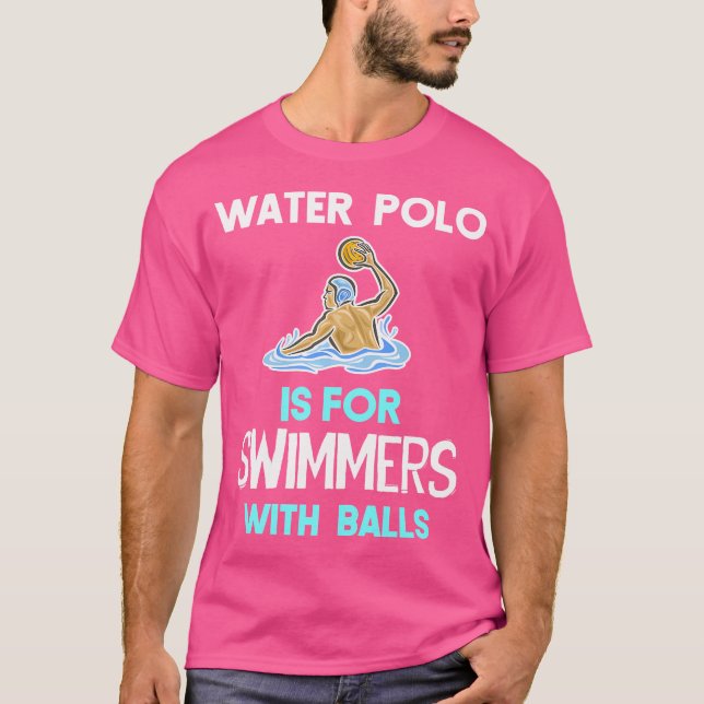 Wasserpolo ist für Schwimmer mit Bälle Wasser Polo (Vorderseite)