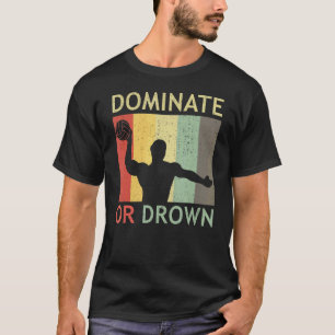 Wasserpolo-Player Schwimmbad passt zu Dominate ode T-Shirt