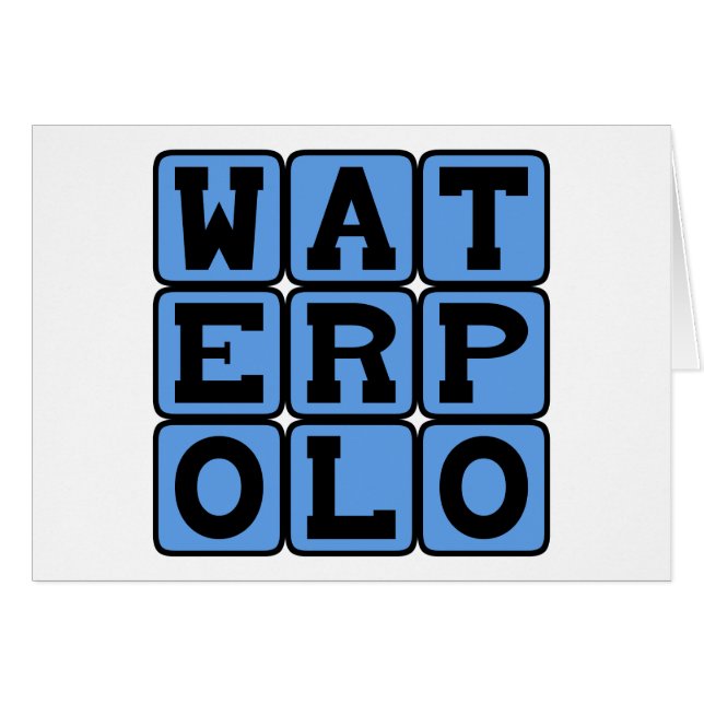 Wasserpolo, Sport (Vorderseite (Horizontal))