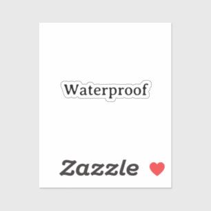 Wasserprobenfreie Packungsbeilage Einfach Cool Aufkleber