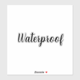 Wasserproof-Splash-Free-Packungsbeilage Einfach 20 Aufkleber