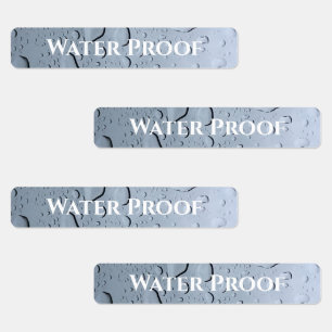 Wasserproof-Splash-freie Tropfen Custom-Paketlabel Etiketten