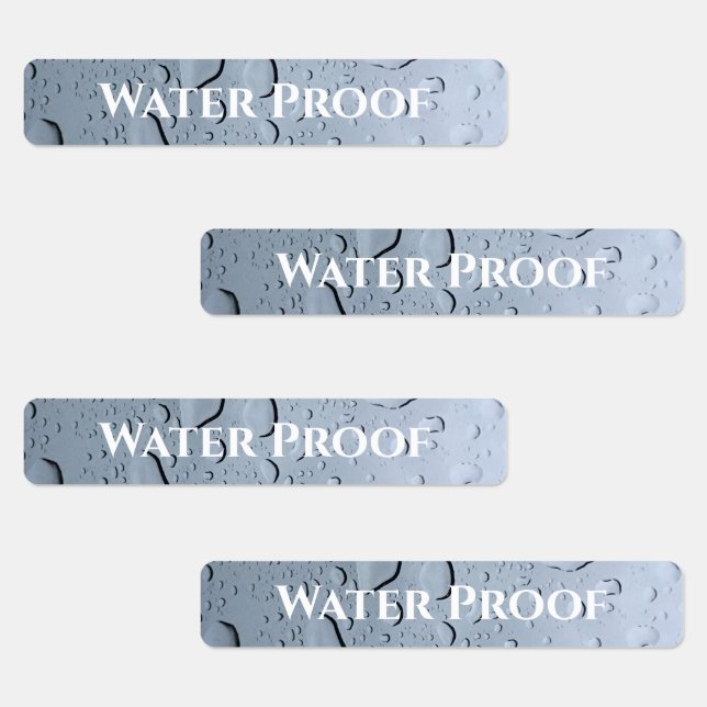 Wasserproof-Splash-freie Tropfen Custom-Paketlabel Etiketten (Gruppe)
