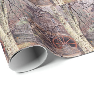 Wasserrad Geschenkpapier