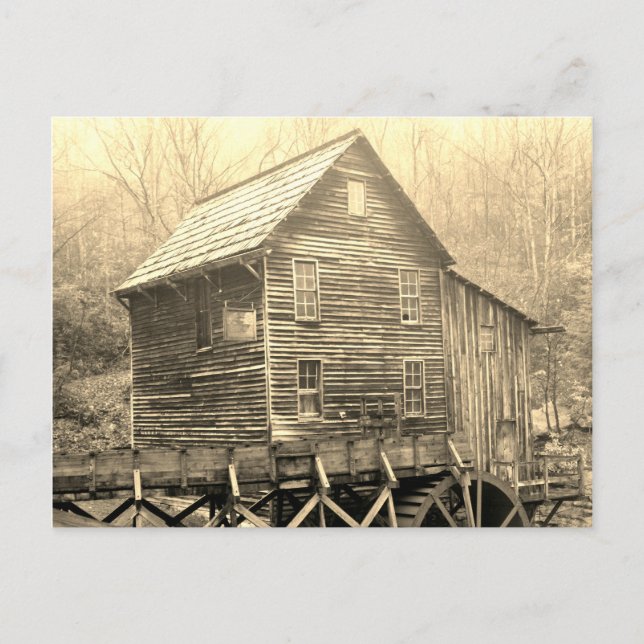 Wasserrad Postkarte (Vorderseite)