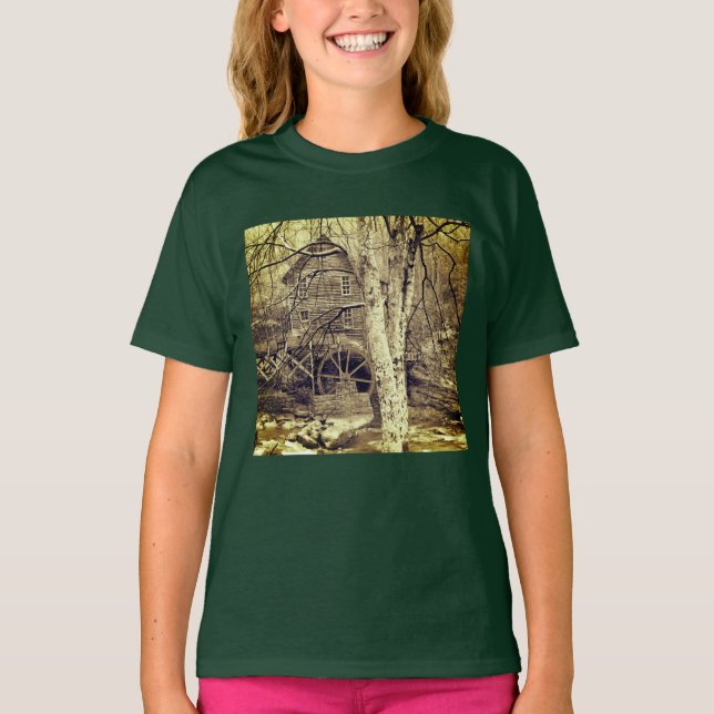 Wasserrad T-Shirt (Vorderseite)