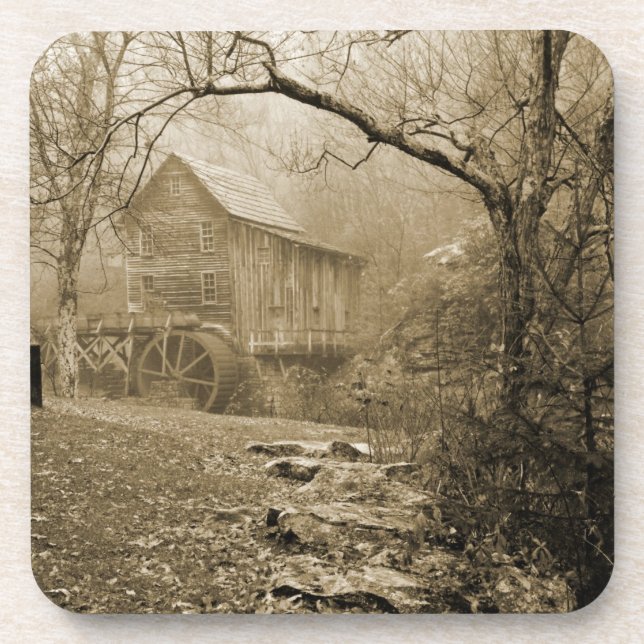 Wasserrad Untersetzer (Vorderseite)