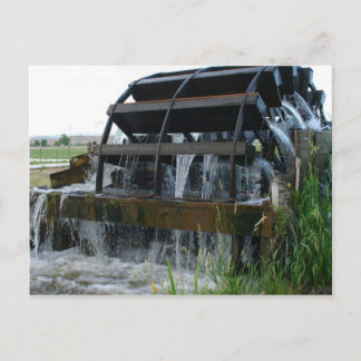 Wasserräder des Westens Postkarte