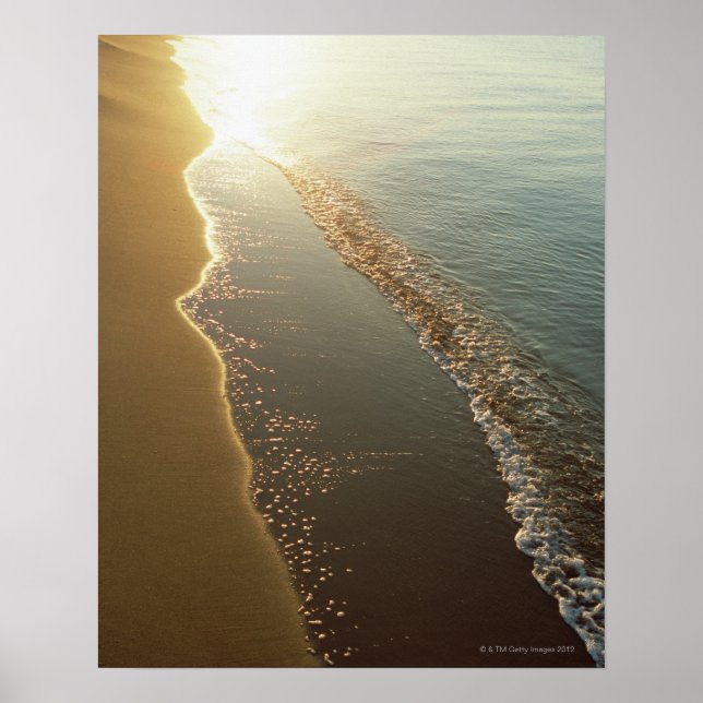 Wasserrand (Abend) Poster (Vorne)