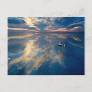 Wasserreflektionen Postkarte