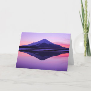 Wasserreflektionen "Sakasa-Fuji" Karte