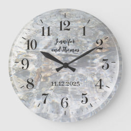 Wasserreflexionsuhr Große Wanduhr