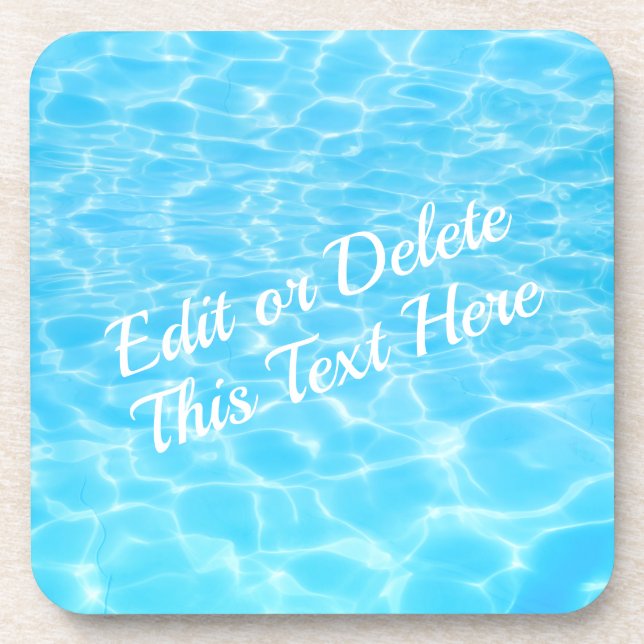 Wasserreifen Pool Party Beach Party Sommer Party Getränkeuntersetzer (Vorderseite)