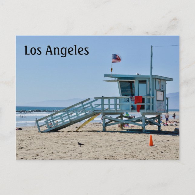 Wasserrettung - Los Angeles Postkarte (Vorderseite)