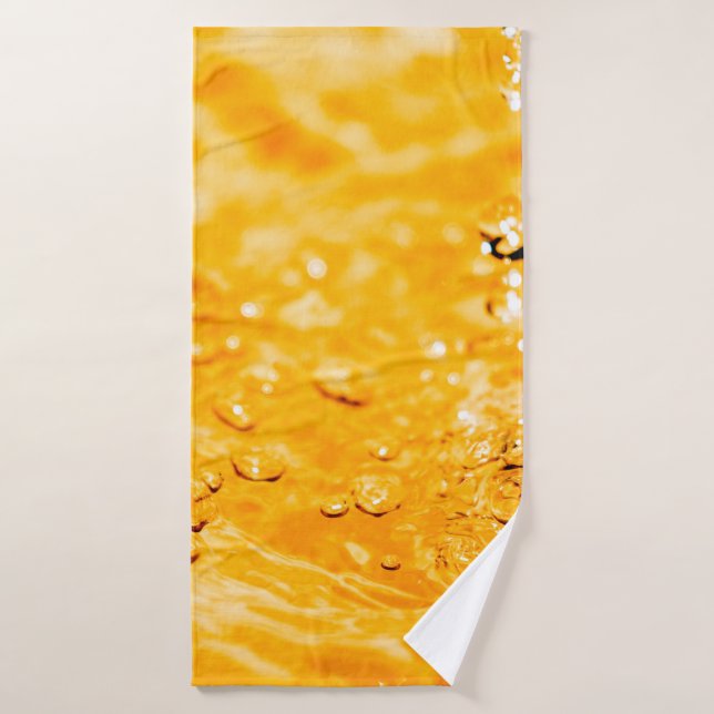 Wasserrippeln flüssige saubere Oberfläche Badehandtuch (Badehandtuch)