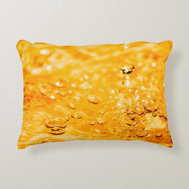 Wasserrippeln flüssige saubere Oberfläche Dekokissen (Vorderseite)