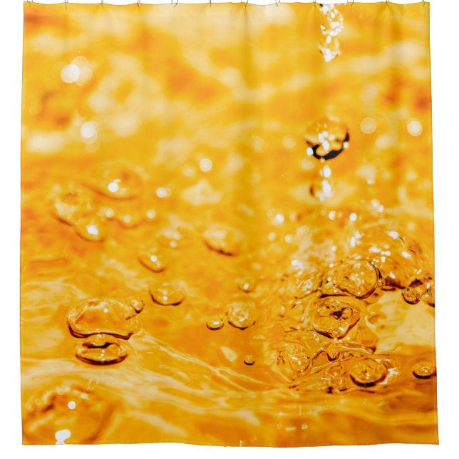 Wasserrippeln flüssige saubere Oberfläche Duschvorhang (Vorderseite)