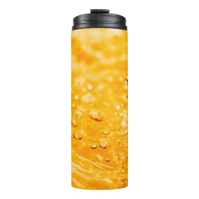 Wasserrippeln flüssige saubere Oberfläche Thermosbecher (Vorderseite)