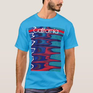 Wasserriss Abstrakter Bewegungs-Staat T-Shirt
