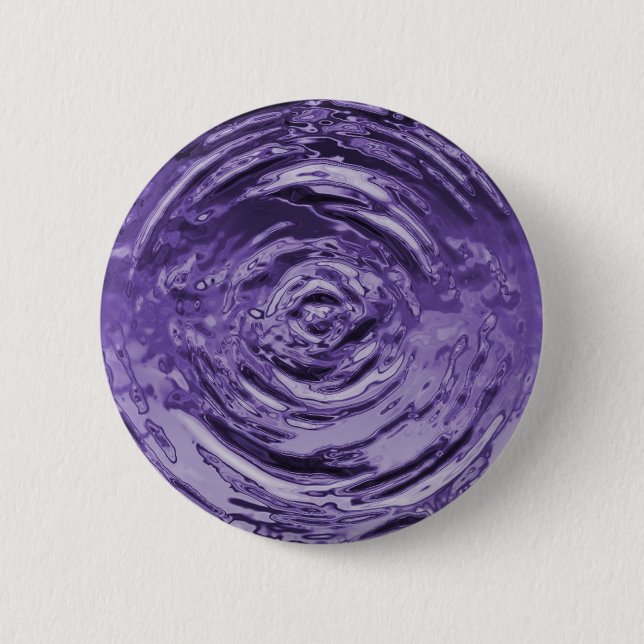 Wasserriss Lila Button (Vorderseite)