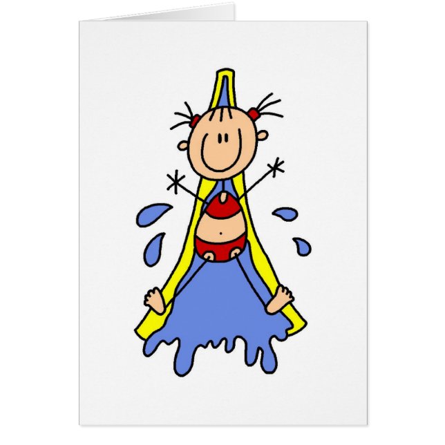 Wasserrutsche-Karte (Vorne)