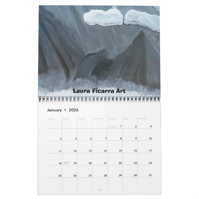 Wassersammlung Kalender (Jan 2026)