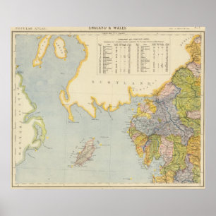 Wasserscheide England, Wales 1 Poster