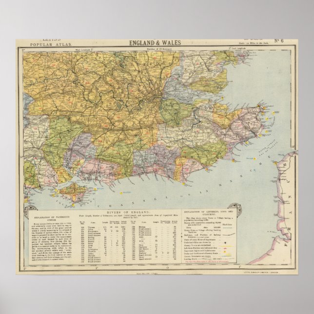 Wasserscheide England, Wales 6 Poster (Vorne)