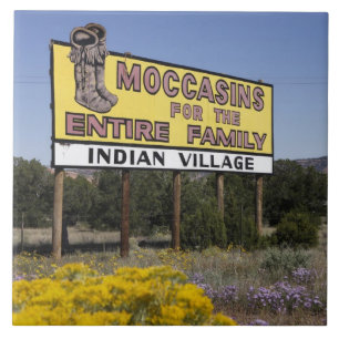 Wasserscheide, New Mexiko, Weg 66 Fliese