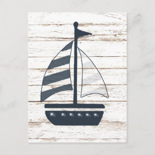 Wasserschiff 2 postkarte