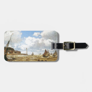 Wasserschiff Schiffe Monet Mouth of the Seine 1865 Gepäckanhänger