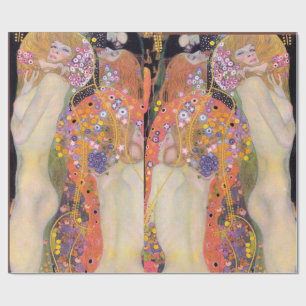 Wasserschlangen, Gustav Klimt Geschenkpapier